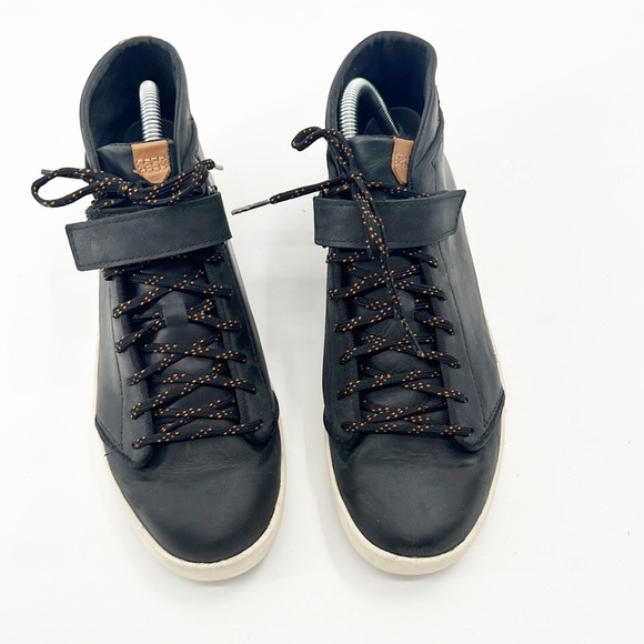 Teva Willow Chukka Sneaker Black Leather High Top Shoe Size 8.5 - Picture 2 of 12